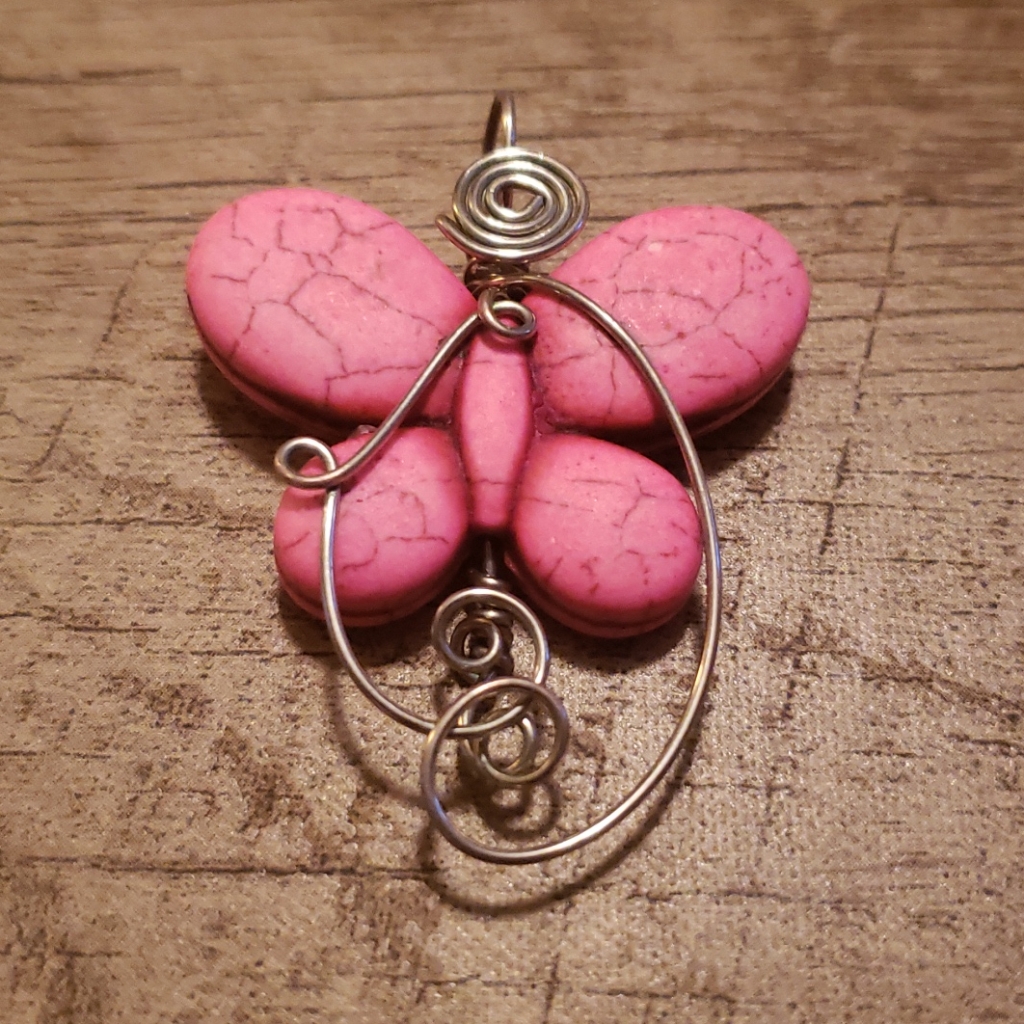 Handmade Butterfly Pendant 20$